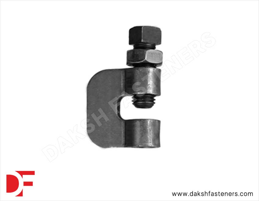 C Type Beam Clamp with Lock Nut Manufacturers Exporters Suppliers in India Ludhiana
