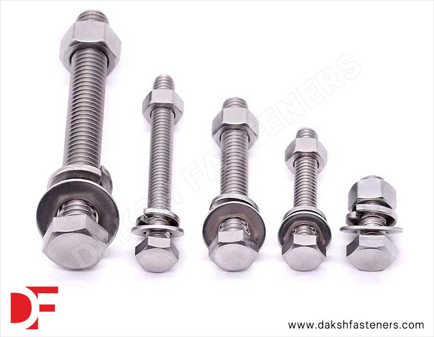 Hex Bolts Zinc Plated Manufacturers Exporters Suppliers in India Ludhiana