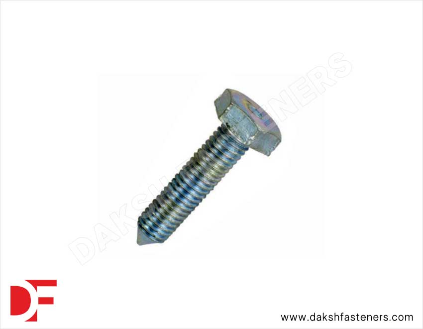 Cone Pointed Screw Manufacturers Exporters Suppliers in India Ludhiana