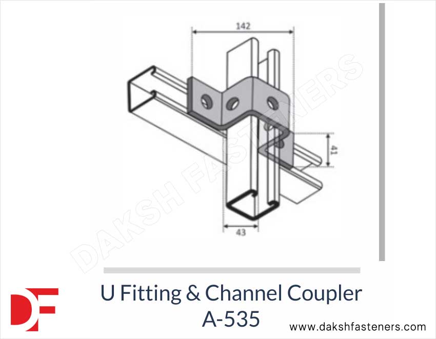 Channel Brackets / Channel Bracketry / Channel Fittings Manufacturers Exporters Suppliers in India Ludhiana