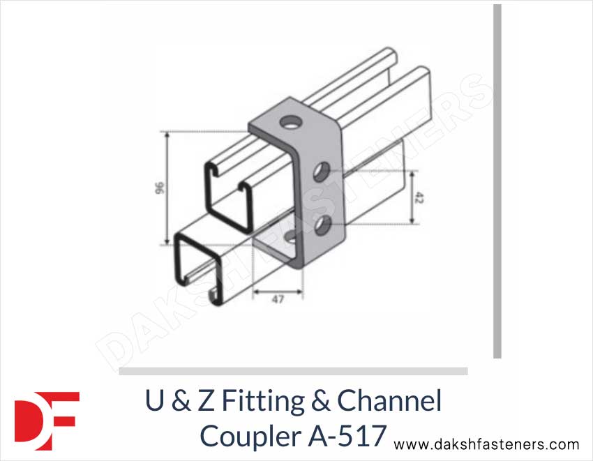 Channel Brackets / Channel Bracketry / Channel Fittings Manufacturers Exporters Suppliers in India Ludhiana