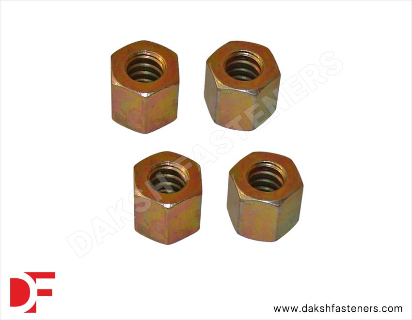 Coil Rod Nuts Yellow Finish Manufacturers Exporters Suppliers in India Ludhiana