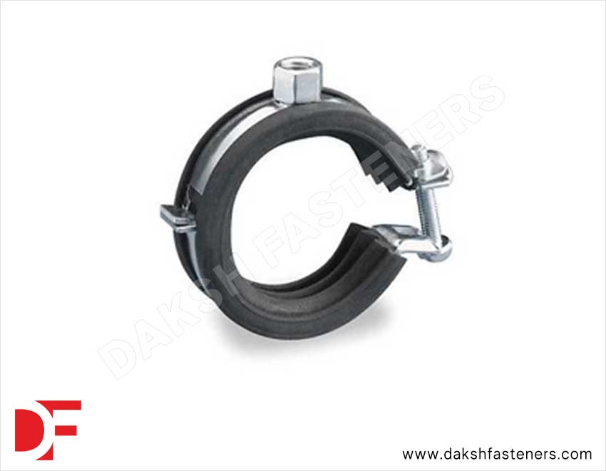 Cushioned Pipe Clamp Manufacturers Exporters Suppliers in India Ludhiana