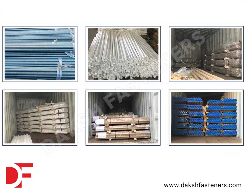 Threaded Rods Yellow Plating Threaded Rods Manufacturers Exporters Suppliers in India Ludhiana