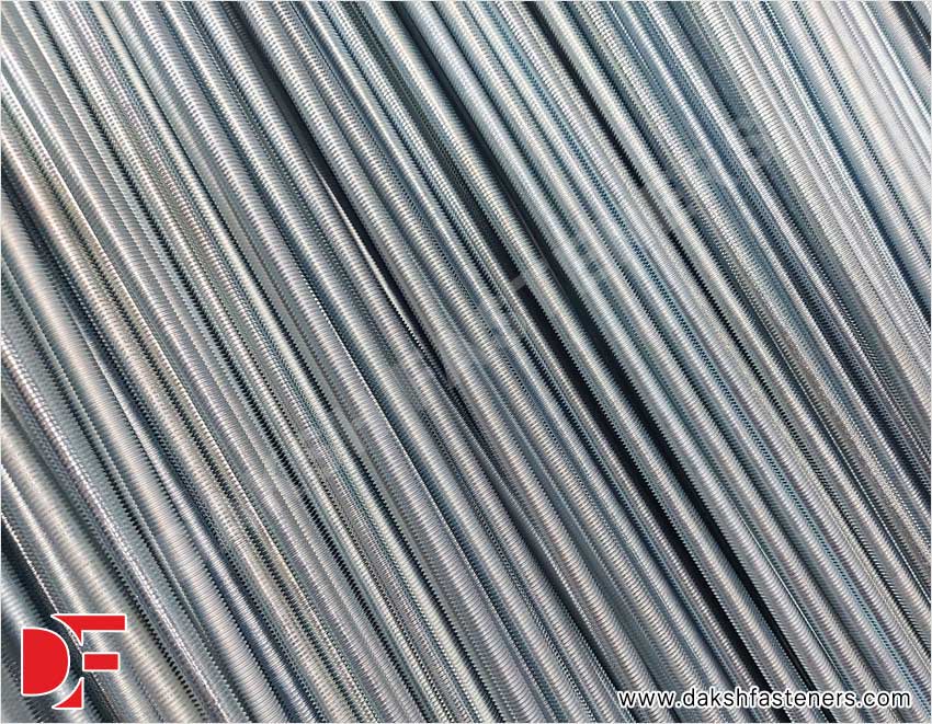 Threaded Rods 4.8, 5.8, 6.8, 8.8, 10.9, A307, Gr55, B7 Threaded Rods Manufacturers Exporters Suppliers in India Ludhiana