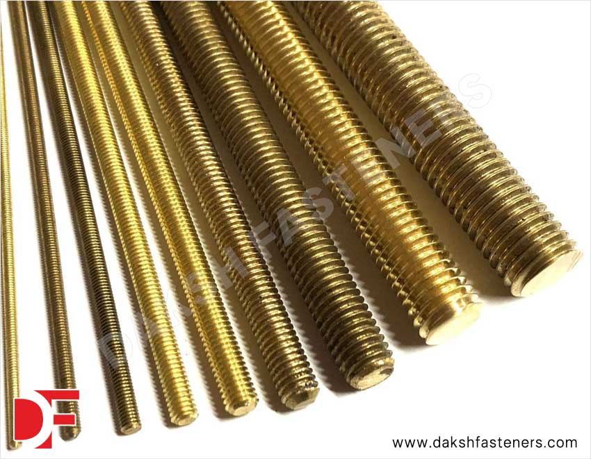 Threaded Rods Yellow Plating Threaded Rods Manufacturers Exporters Suppliers in India Ludhiana